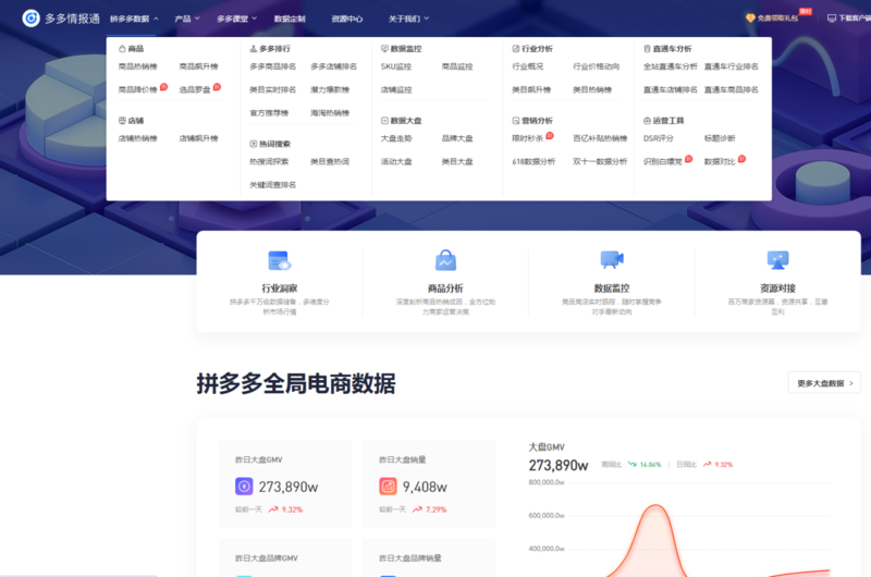 多多情报通_主界面